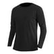 thumbnail image 2 of Amzcrzy Sudadera Para Hombre, Transpirable, Elástica, Color Sólido, Deportiva, De Manga Larga, Cuello Redondo, Negra, M, 2 of 5