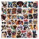 thumbnail image 1 of Pegatinas de vinilo impermeables de anime para perros, 100 unidades por lote, 1 of 5