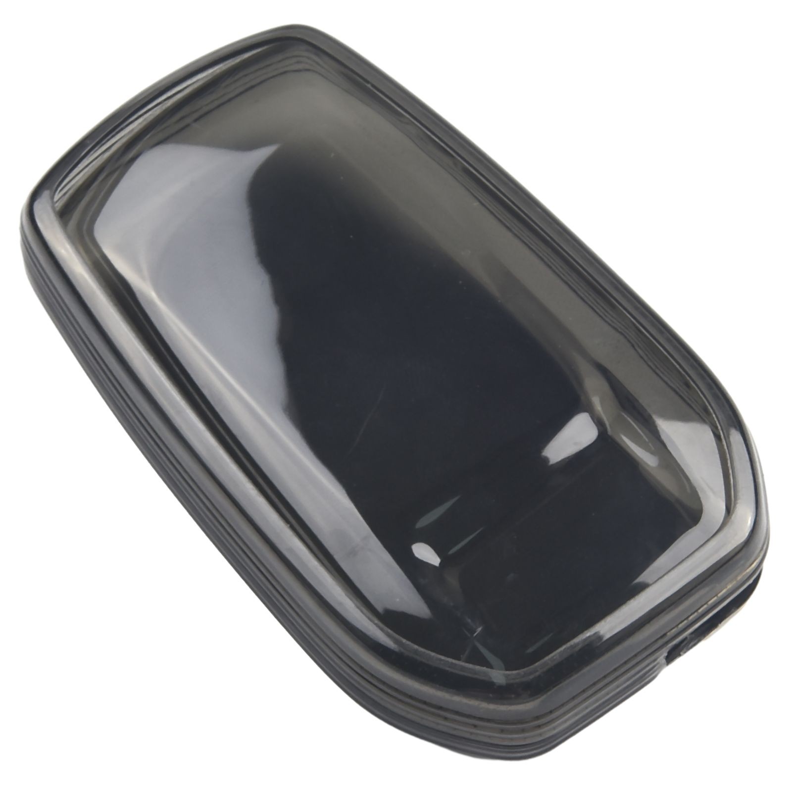 Black Transparent Key Fob Cover Case For Toyota Sienna, Venza, Hilux, Tundra, Mirai By AUTOTO
