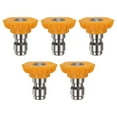 thumbnail image 1 of Uxcell 5-Pack Consejos de Boquilla para Lavadora a Presión, 15 Grados 1/4 Consejos para Lavadora a Presión para Limpieza de Superficies [Orificio de 1mm], 1 of 1