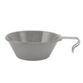thumbnail image 2 of 250ml Backpackers Copa Bowl portátil de protección de caída Backpacking Bowl para acampar Senderismo Vajilla Utensilios de cocina Gris, 2 of 8