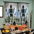 thumbnail image 4 of Vikakiooze Halloween Funny Skull Door Curtain Halloween Door Curtain Decoration, 4 of 8
