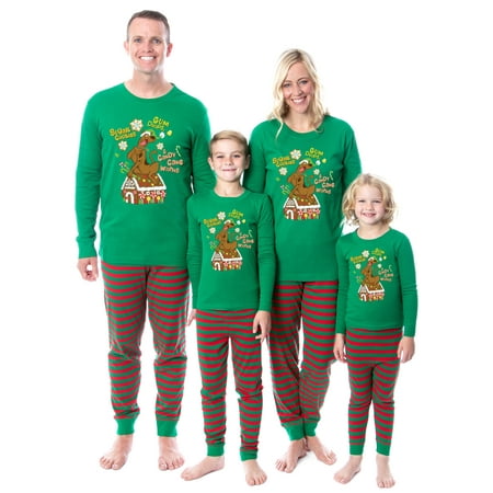 

Scooby-Doo Christmas Gingerbread House Tight Fit Family Pajama Set (Adult XS)