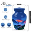 thumbnail image 2 of Mountain Little Cremation Urns For Adult Ashes Female - Blue Urn For Human Ashes For Male And Female - Small Keepsake Urns For Adult Man - Miniature Urn For Mother & Father 3 Inch, 2 of 7