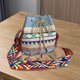 thumbnail image 1 of Bolso de hombro Yinane con borlas étnicas elegantes Azul, 1 of 8