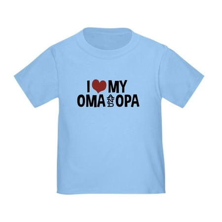 

CafePress - I Love My Oma And Opa Toddler T Shirt - Cute Toddler T-Shirt 100% Cotton