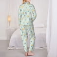 thumbnail image 3 of Bingfone Womens Pajama Sets Different Breeds of Dogs Print,Long Sleeve Loungewear Pajamas Set-XX-Large, 3 of 8
