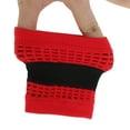 thumbnail image 5 of Unique Bargains 1 Pc Perspiration-wicking Wrist Sweatbands Breathable Sweatbands Wristband Cycling Red Black, 5 of 6