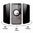 thumbnail image 5 of 3- Pack ( iPhone 13 mini ) Privacy Tempered Glass Screen Protector, 360 Protection, 9H Hardness, Anti-Shatter, Anti-Spy, Full Coverage, 5 of 12