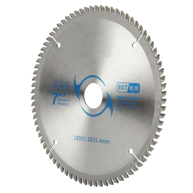 Cutting 7Inches Saw Cutting Blade Circular Cutting Discs Hard Alloy Wood Cutter 80 Teeth