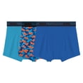 thumbnail image 2 of Bóxer Fruit of the Loom Para niño, algodón sustentable, multicolor, 3 piezas, talla CH, 2 of 4