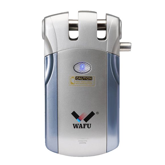 WAFU WF-018 Télécommande Sans Fil Serrure Invisible Sans Clé Entrée Intelligente Serrure en Alliage de Zinc Métal Serrure Intelligente avec 2 Clés Télécommandes Système de Contrôle d'Accès Maison Intelligente Villa Bureau