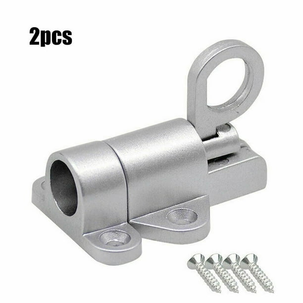 JINGT 2Pcs Aluminium Alloy Door Bolt Latch Sprung Attic Loft Ceiling