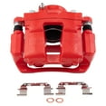 thumbnail image 2 of TRQ Front Brake Caliper Set Painted Red Brackets Fits 2011-2015 Hyundai Sonata 2011-2016 Kia Optima, 2 of 5