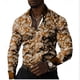 thumbnail image 3 of Camisa de discoteca de moda para hombre, camisa casual con estampado floral retro en 14 colores, camisa de manga larga con solapa y botones, camisa para hombre S-5XL, 3 of 5