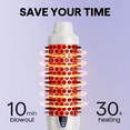 thumbnail image 7 of Wavytalk Thermal Brush, 1.5 inch Negative Ion Thermal Round Brush, Makes Hair Shinier & Smoother, White, 7 of 7