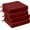 04 Wine Red, variant on Outdoor Chair Cushions Set of 4, Water Resistant Patio Seat Cushions with Ties for Outdoor Furniture, High-Density Foam, UV & Fade Resistant, Piped Edge – 24" x 24" x 4", Orange