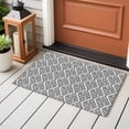 thumbnail image 4 of Black White Entryway Rug 2'x3'&nbsp; Non Slip Front Door Mats, Modern Abstract Art Farmhouse Entrance Rugs Indoor Outdoor Carpet, Washable Floor Mats Small Area Rug for Bedroom Kitchen, 4 of 8