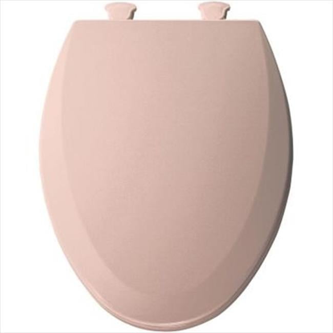 LiftOff Elongated Closed Front Toilet Seat in Pink