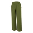 thumbnail image 6 of TRUBKH Cotton Linen Pants Pull On Bottoms Balloon Pants Baggy Pants Baggy Yoga Pants Women Baggy Tapered Pants Women Lounge Pants Beach Palazzo Harem Pants Tall Sweatpants for Women Green M, 6 of 9