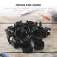 thumbnail image 4 of Qilidiba 20 Pcs Fishing Pole Rod Holder Clips Black 16Mm Inside Dia Fishing Rod Storage Clips, 4 of 8