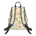 thumbnail image 2 of Balery Colorful Mustache Lightweight Backpack for Men and Women - Durable and Water-Resistant, Ideal for School, Work, Travel, and Everyday Use, 2 of 9