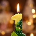 thumbnail image 6 of Cthrlog 1st Birthday Cake Candle Dinosaur Theme Birthday Decorations, 3D Green Number 1 Cake Topper with Glitter, Safe Kids Party Decor for Boys Girls Baby First Birthday Celebration, 6 of 6
