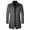 Grey, variant on dtydtpe winter jackets for men mens autumn and winter casual fashion coat mid length smooth lapel woolen trench coat thickened mens coat jackets for men