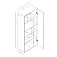 thumbnail image 3 of Prepac HangUps 30" Large Storage Cabinet, Black (Box 1 of 2), 3 of 14
