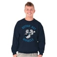 thumbnail image 3 of Popeye Sailor Nuthin But Muskcle Cool Men's Crewneck Sweatshirt Brisco Brands S, 3 of 6