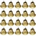 thumbnail image 1 of Campanas pequeñas Rawiri, 20 piezas de campanas pequeñas vintage para decoraciones de festivales de bodas, campanas navideñas para árboles de Navidad, campanas de metal para llaveros de puertas,, 1 of 5