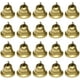 thumbnail image 1 of Campanas pequeñas, 20 piezas Campana pequeña vintage para decoraciones de festivales de bodas, Campana de Navidad para árboles de Navidad, Campanas de metal para llavero de puerta, Bricolaje Ormromra WLJ-2230, 1 of 5