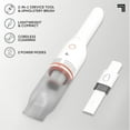 thumbnail image 4 of Sharper Image Handheld Vacuum for Auto Interior, Home Cleaning – Cordless 80W Mini Vacuum with 2 Power Modes and Washable Filter, 4 of 10