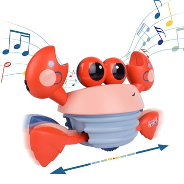 Hopscotch Lane Musical Crawling Crab, Red Dancing Toy, Babies and Toddlers, Unisex, Ages 6  Months