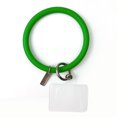 thumbnail image 3 of Key Ring Flexible Soft Silicone Round Wristbands Key Chain for Men Women, 3 of 7