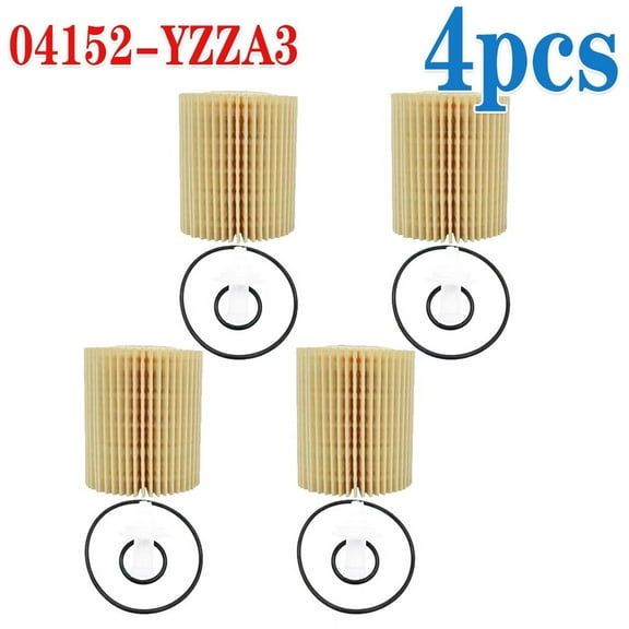 4x Car Oil Filter 04152-YZZA3 For Lexus GS460 IS250 IS300 IS350 LS460 LS600h