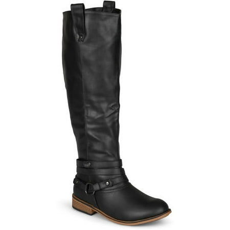 Brinley Co. Women's Mid-calf Riding Boots