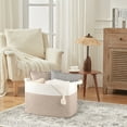 thumbnail image 4 of LITERRA Large Blanket Basket Rope Storage Baskets for Organizing, Bedroom Livingroom Washingroom 28 Gallon, 4 of 6