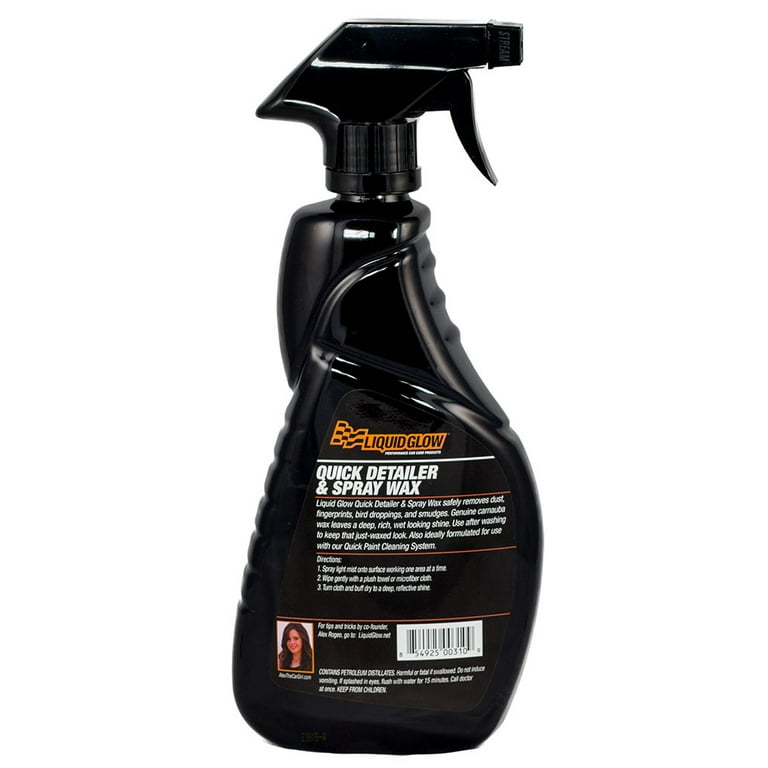 Liquid Glow Quick Detailer & Spray Wax with Genuine Carnauba Liquid Glow Quick Detailer & Spray Wax with Genuine Carnauba