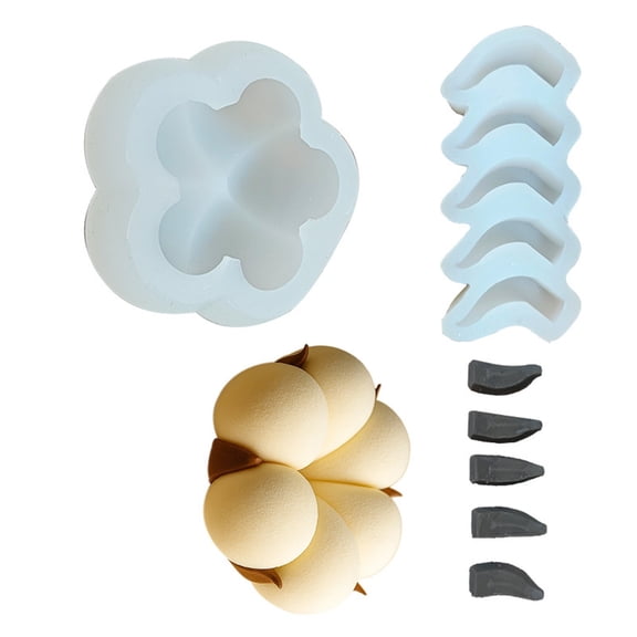 Silicone Cotton Shape Chocolate Mould Mousse Cake Molds for Baking Enthusiasts