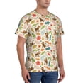 thumbnail image 5 of Rocae Monkeys in the Jungle for Men's Moisture-Wicking Crew Tee - T-Shirt for Sports, Outdoor Activities, and Casual WearLarge, 5 of 9