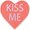 Style A, variant on REGALWOVEN Engineered Wood Heart Signs, Extra Thick Free-Standing Love Ornaments Style C 2.6"H