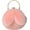 Pink, variant on JUYGO Rabbit Furry Purse for Women Fuzzy Faux Fur Tote Handbag Cute Soft Fluffy Small Clutch Bag