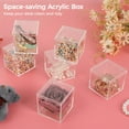 thumbnail image 3 of 18 mini cajas cuadradas de acrílico, cubos de acrílico transparente, caja de almacenamiento cuadrada pequeña, contenedor de dulces transparente, caja de regalo transparente, pequeño organizador para a, 3 of 6