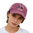 thumbnail image 2 of Helii Printed Baseball Cap Adjustable Sun Hat Casual Trucker Hat for Men Women, 2 of 5