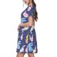 thumbnail image 2 of Balery Cartoon Rabbit Vestidos sueltos de manga corta para mujer, vestidos de verano 2025, vestidos casuales de corte A con vuelo., 2 of 6