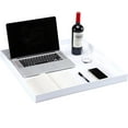 thumbnail image 4 of Large White Acrylic Serving Tray with Handles, 4 of 6