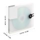 thumbnail image 5 of unbranded Organizador De Discos Cd Y Dvd Con Compacto Y Ligero Para Fácil Transporte, 5 of 6