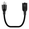 thumbnail image 1 of Cable De Alimentión 32cm 3 Prong Core 3x3.3mm2 Para Monitor De Computadora Sunnimix conector del cable, 1 of 7