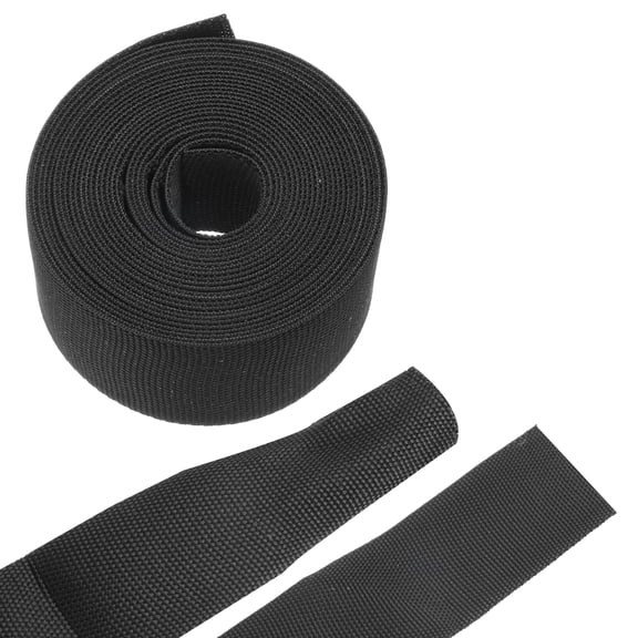 Uxcell 1 Count Braided Cable Sleeves, PET Heat Shrinkable Cord Protector Black 1 3/8 inch x 16ft